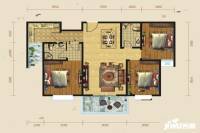 中昌如意城3室2厅2卫120.8㎡户型图